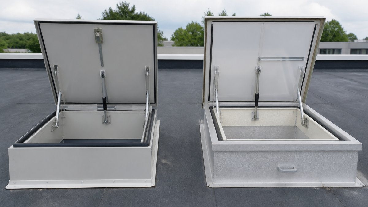 Fire-Rated vs Non-Fire-Rated Roof Hatches