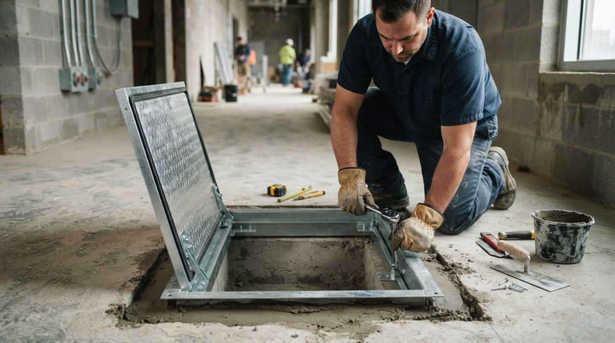 How to Install Recessed Floor Access Doors
