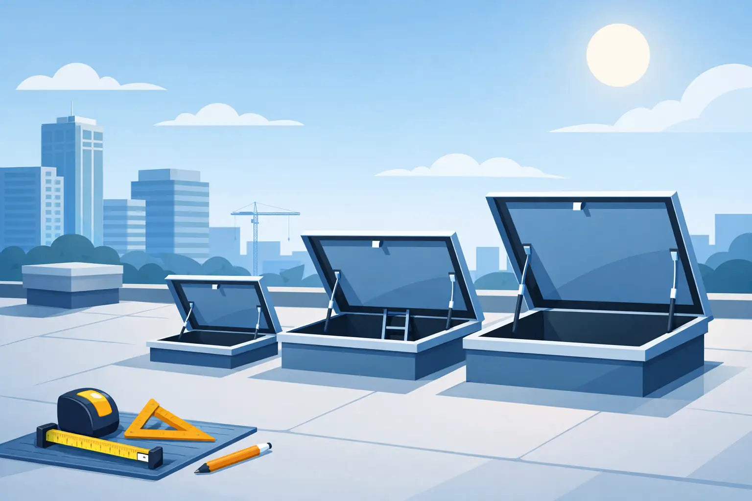 Roof Hatch Size Guide for Commercial Jobs